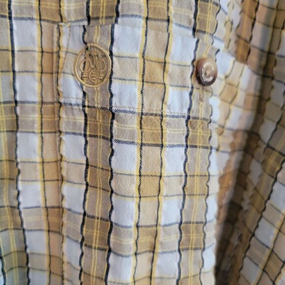 Beretta Sport Plaid Long Sleeve Button Down Shirt SZ XXL Hunting Shooting Top - Picture 6 of 7